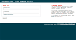 Desktop Screenshot of helpdesk.southernlord.com